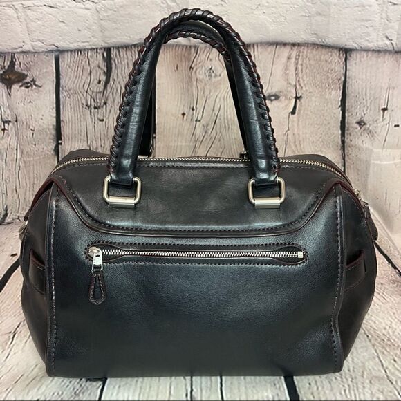 Coach Vintage Leather Ace Satchel Handbag - Picture 7 of 14